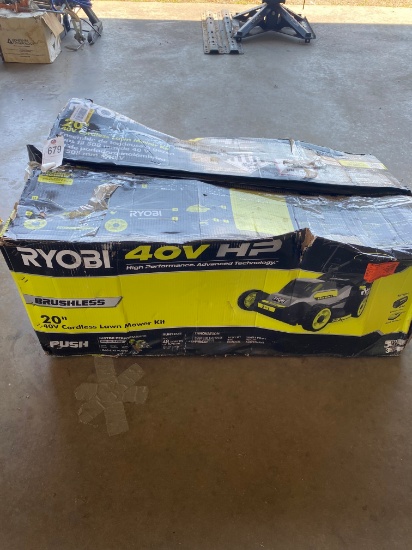 Ryobi 40V 20" Push Mower Battery & Charger