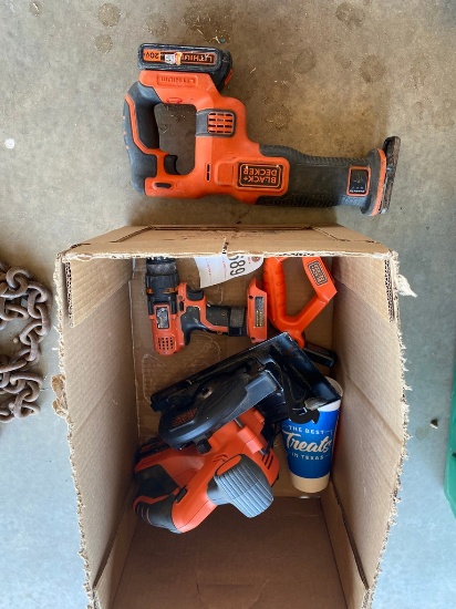 Black & Decker Saw,Sawzall,Drill,Battery & charger