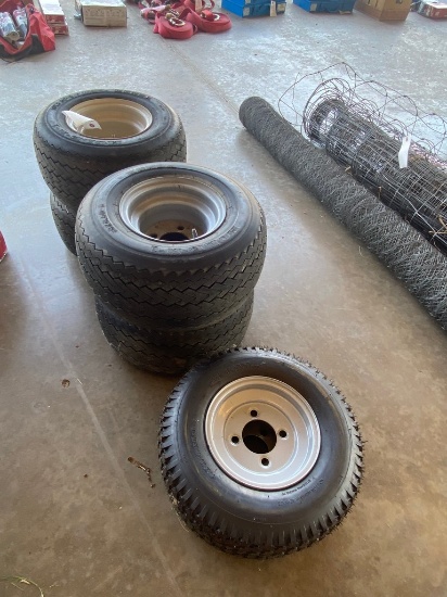 4 golf Cart Wheels & 2-8" wheels & Tires