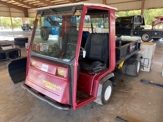 2007 Toro Workman 3300-D Diesel Hydraulic Dump Bed Foam filled tires runs & drives