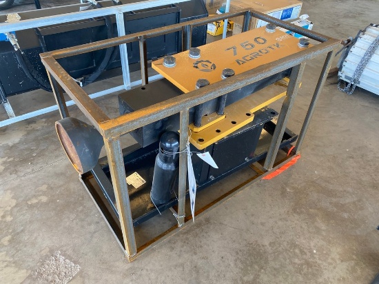Agrotk 750 Quick attach Post Driver