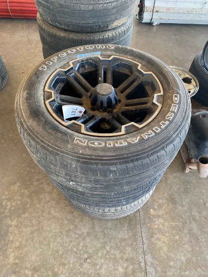 3-18" chevy 5 on 5 wheels & tires