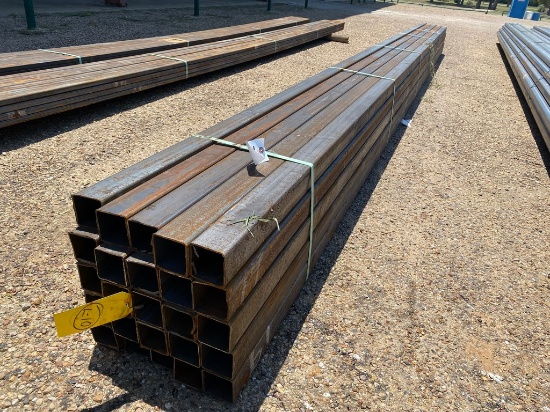 2 1/2" Square tubing 14ga 25 pcs @ 19' 475 feet
