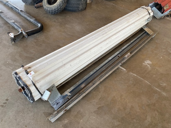 8 1/2 ft. roll up door with Tracks White