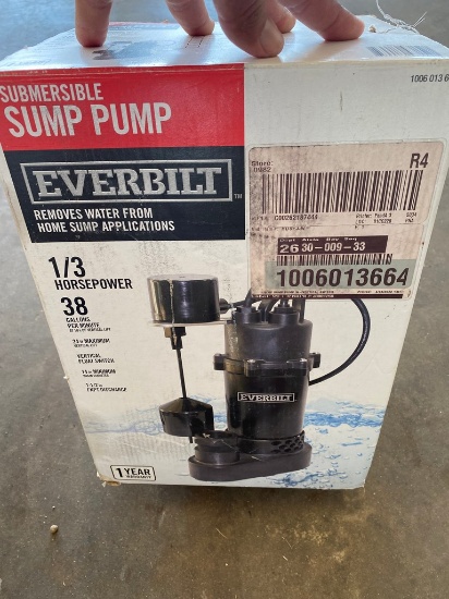 Everbilt Sump Pump
