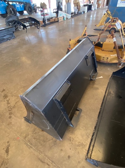 60 in bucket Skid Steer Attachment