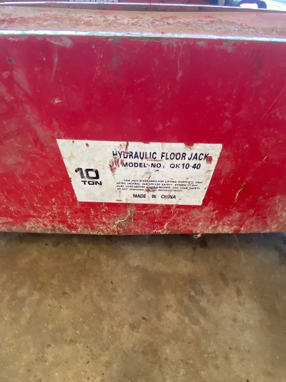 10 ton Hydraulic Floor Jack Works