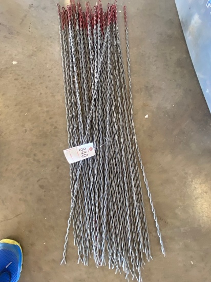 Bundle of fence stakes
