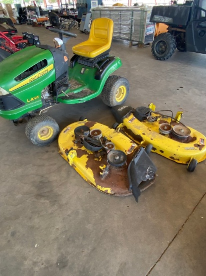 John Deere LA125 Mower with 2 Decks needs spark plug wire