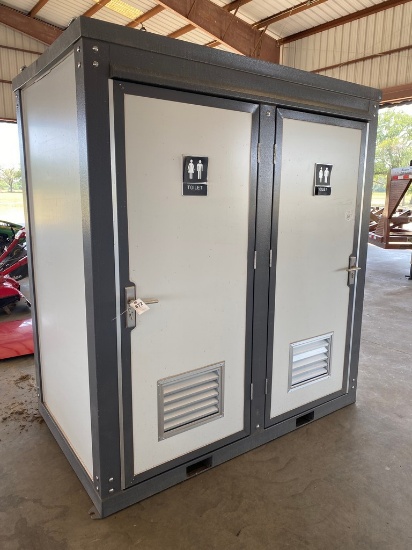 2 Stall Portable Complete Restroom
