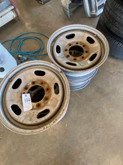 4-Steel Wheels 8x170