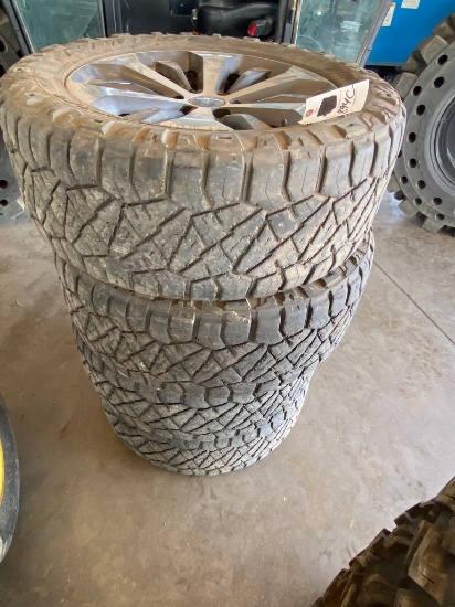4- 20" Ford F150 Wheels & Tires 275/55 Nittos