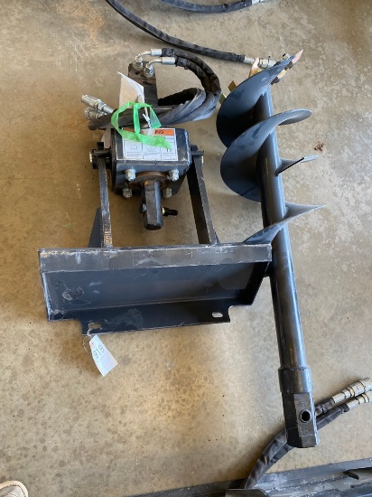 Wolverine Mini skid Quick Attach Auger 1 Bit
