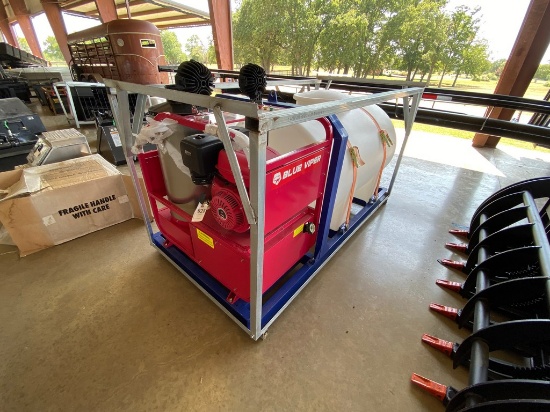 Blue viper Hot Water Pressure washer with 200 Gallon Tank with hose & wand