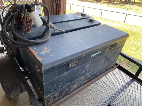 L Shape Diesel Tank with Pump & Tool box