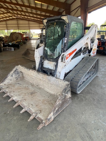 2014 Bobcat T650 Special Edition Track Loader,Joy Stick Control 3647 Hrs. Close cab Cold AC Runs & O