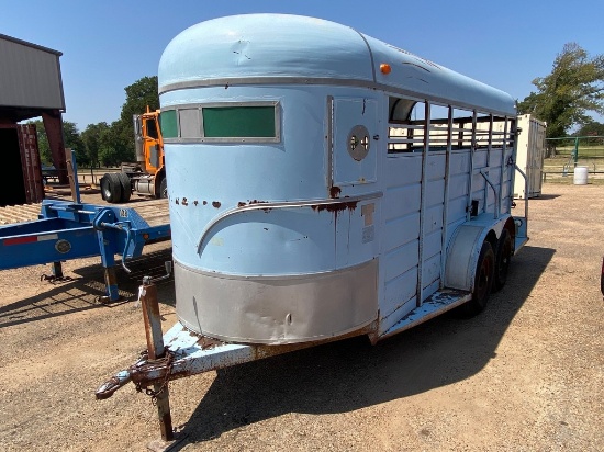 16ft. WW Stock trailer Bill of Sale