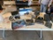 Asst of New and used stereo speakers and amps