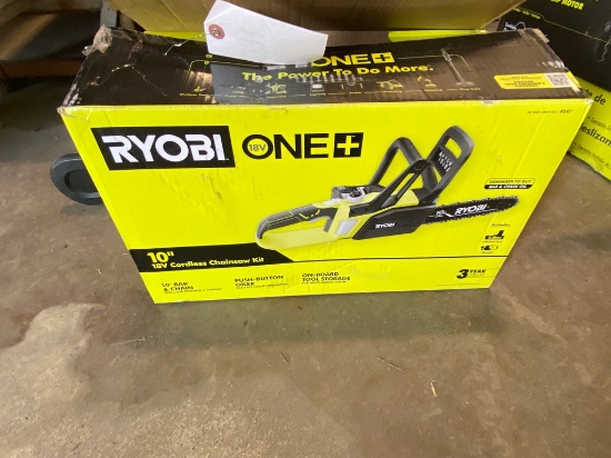 Ryobi 10" Chainsaw with Batt/charger works