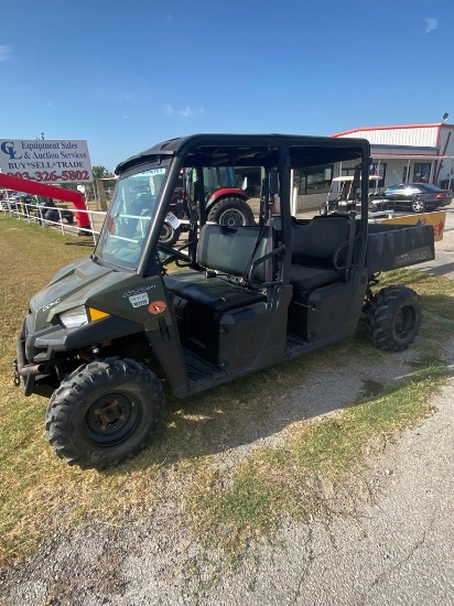 2015 Polaris Ranger Crew 570 EFI 4253 hrs.winch,flip out winshield has title