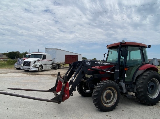 Case JX70 4WD Diesel tractor Close Cab cold ac 2239 hrs Runs & operates