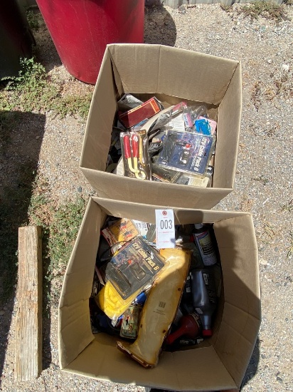 2 boxes is misc auto parts