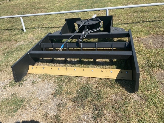 6' Quick Attach 2 Row Grader with rippers