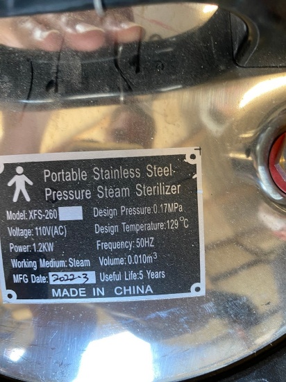 New Pressure Steam Sterilizer