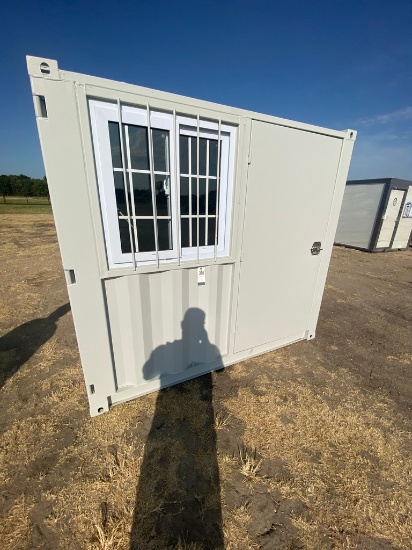 6ft.x7ftx6ft. Container with door & window