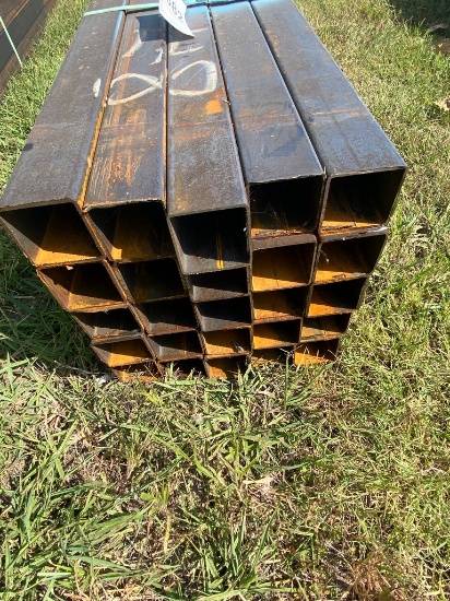 2 1/2" Square tubing 14 ga. 25 pcs @ 17" 425 ft.