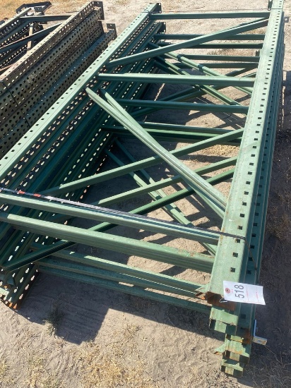 6 32"x10 Pallet Rack, 7 42"x8' Pallet Rack