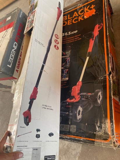 Hypertuff Pole saw,Black & Decker Mower