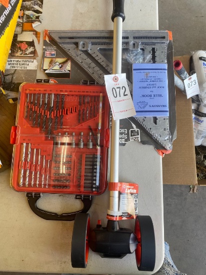 Measuring Wheel,12" Squar,drill bits