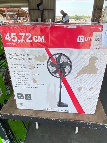 18" Outdoor misting fan