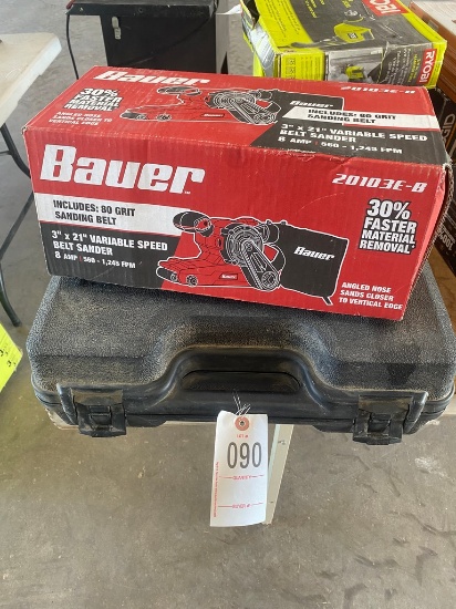 Bauer Belt sander & Power Max Chaulk Gun