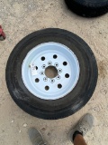 17.5 Trailer tire & wheel 215/75