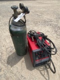 Lincoln wire Welder Weld Pak  100 , with full bottle