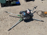 General 2 Man Post hole auger runs