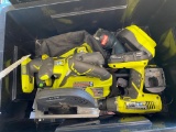 6 Pc Ryobi Set 2 batteries & 2 chargers