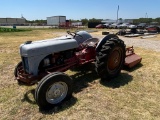 Ford 8 N Tractor with 5ft. Brush cutter runs