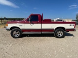 1991 Ford F250 single Cab 4x4 shows 99K 5.8L runs & Drives Clean title cold AC