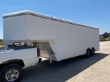 CM 20' Enclosed GN Trailer like new tires has title