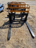New Quick Attach Skid Steer Pallet Forks Lift