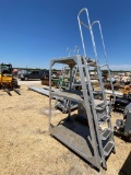 Roll away  alluminum Ladder Cart