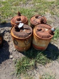 4-Old Gas Cans