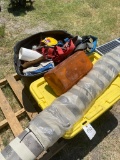 Hammock,2 totes of Safety Harness 7 PVC fitting