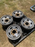 4-Ford 8 Lug Wheels
