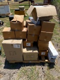 Pallet of outdoor lighting
