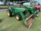John Deere Model 870 4x4 3627Hrs,Front loader Attachment with bucket runs & operates