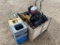 Crate of Pressure washers,concrete saw & misc